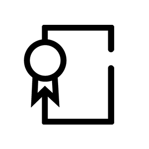 Zertifikat-Piktogramm